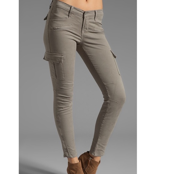 J Brand Pants - J Brand Grayson Skinny Luxe Cargo Pants in Mantis